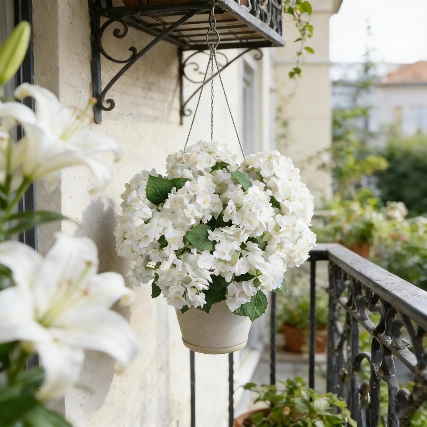🌼Ortensie artificiali per esterni – resistenti ai raggi UV, impermeabili e antivento💐🌸