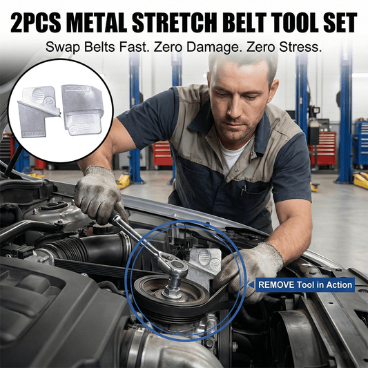 Kit di attrezzi per la rimozione di cinghie di tensionamento metalliche