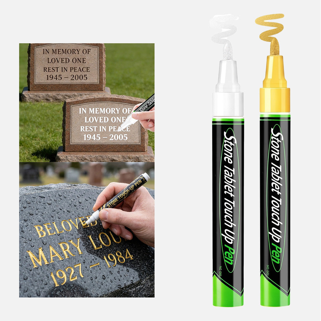 🎁Acquista 1, ricevi 1 in omaggio🐦Ferma per lapide color oro per ripristinare le iscrizioni sbiadite sulle lapidi