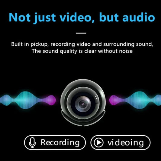 📸 Mini telecamera wireless 1080P delle dimensioni di una moneta, installabile ovunque, monitoraggio remoto in tempo reale tramite smartphone.