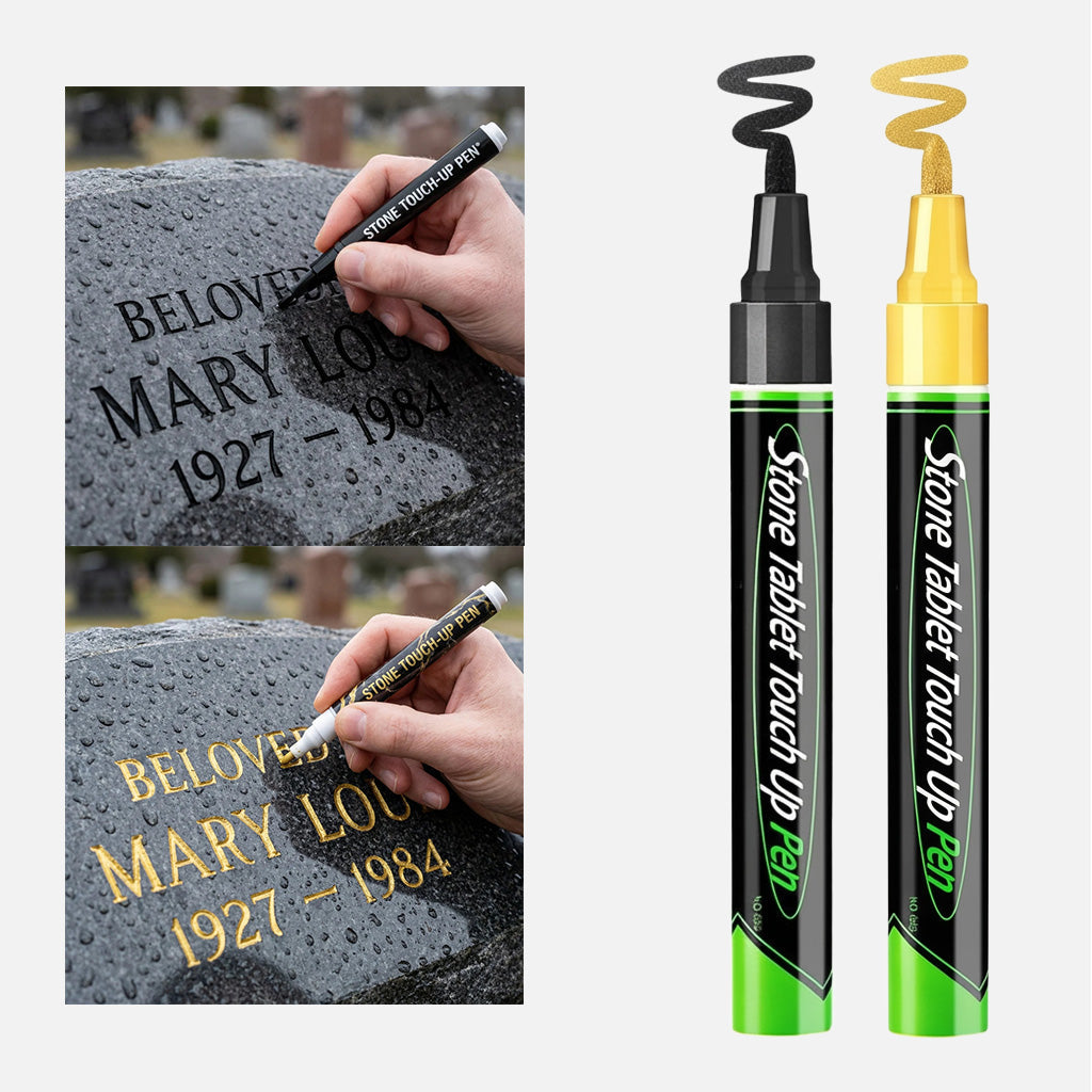🎁Acquista 1, ricevi 1 in omaggio🐦Ferma per lapide color oro per ripristinare le iscrizioni sbiadite sulle lapidi
