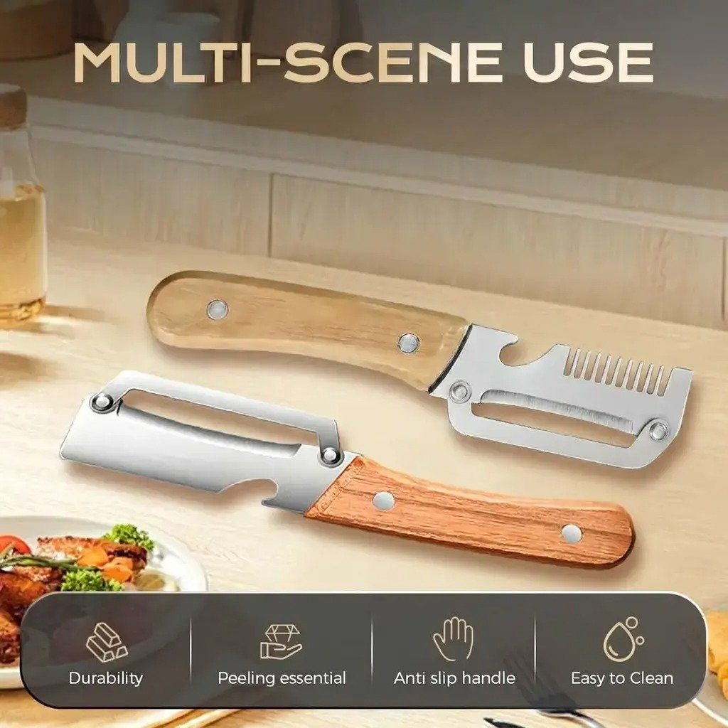 🔥Pelacipolle 3 in 1, utensile da cucina