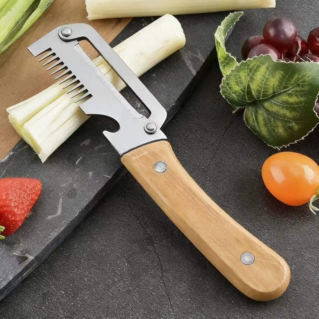 🔥Pelacipolle 3 in 1, utensile da cucina