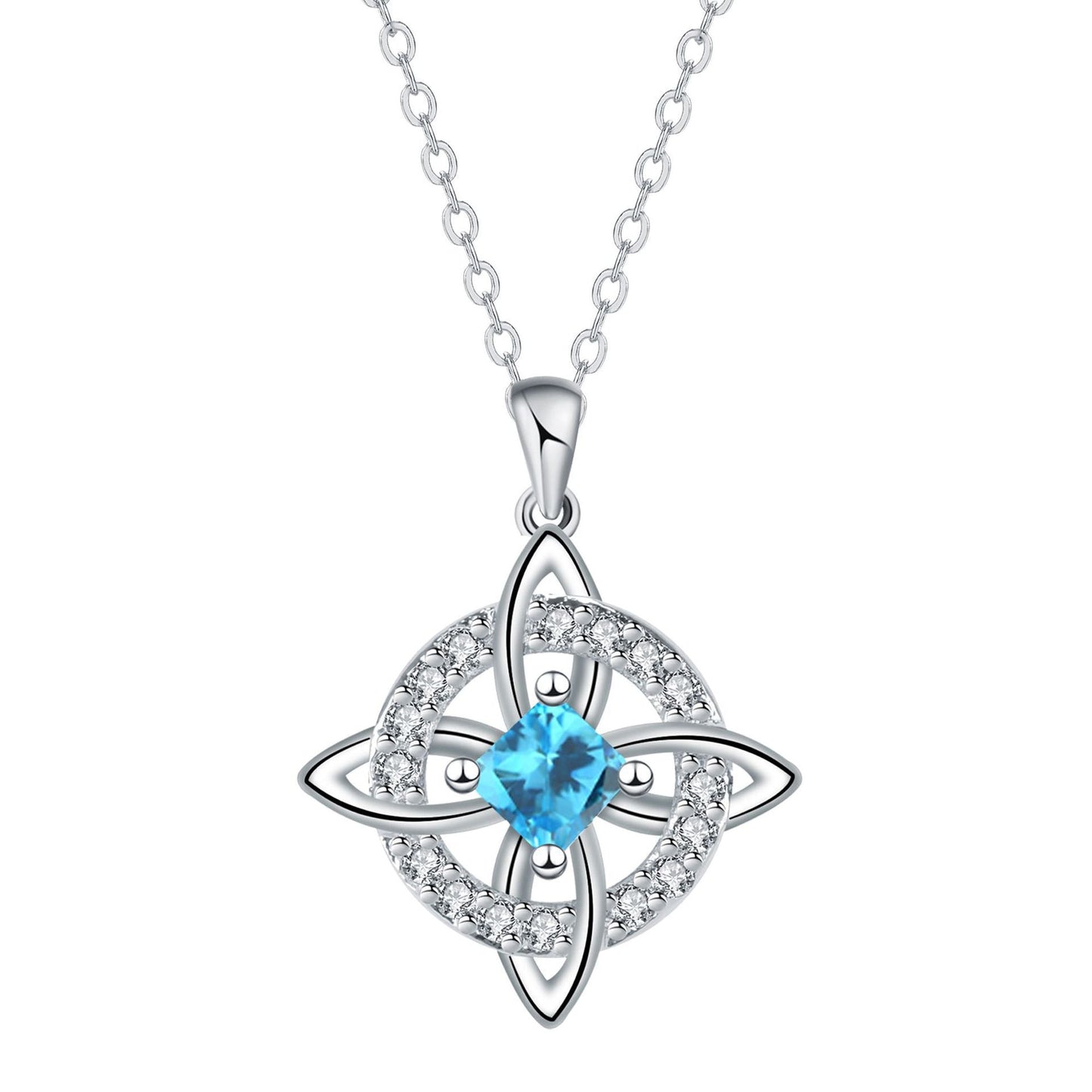 Collana mistica con pietra portafortuna e nodo delle streghe - Cristallo naturale 🔮💞 Proteggi i tuoi cari