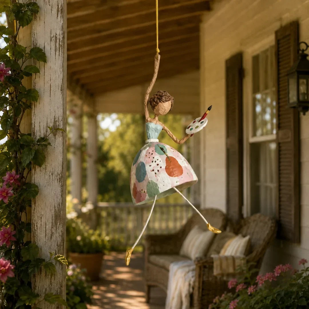 💃🌸 Decorazione sospesa a forma di ballerina — un tocco di grazia e movimento per la tua casa