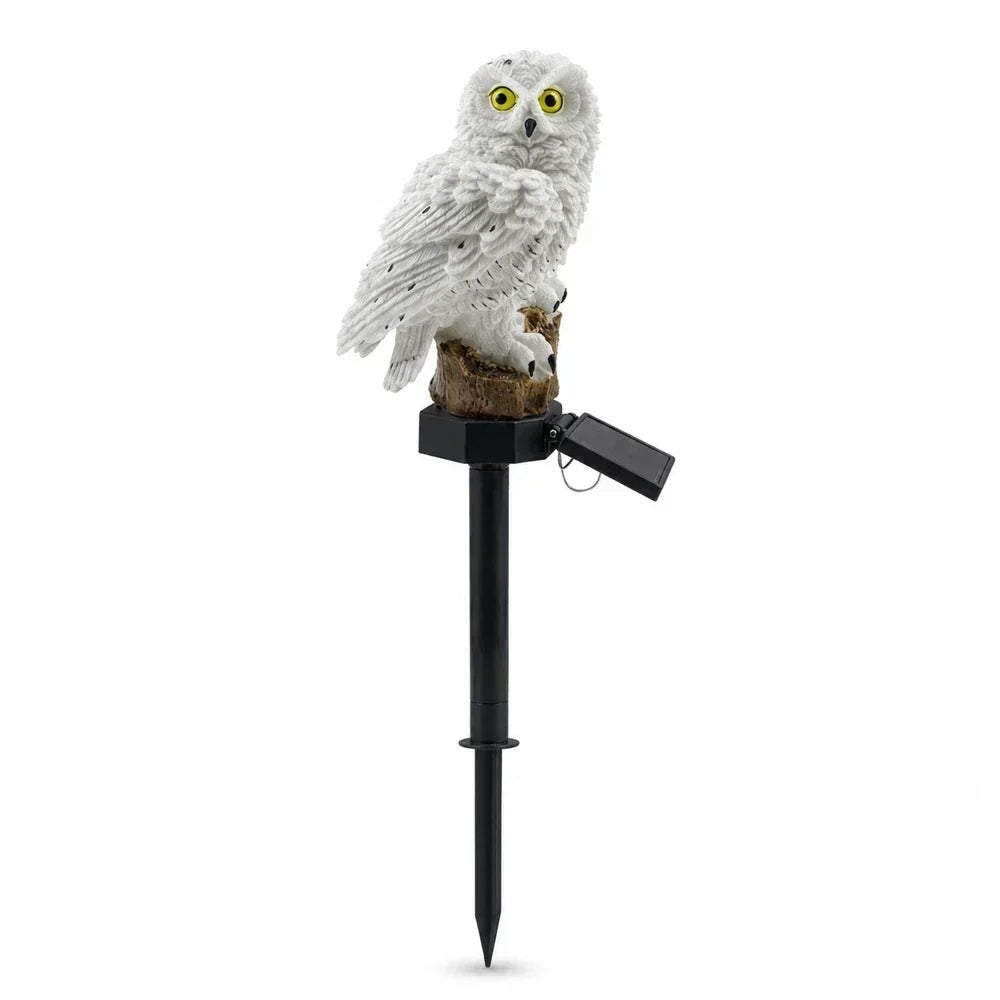 🦉Illumina il tuo vialetto da giardino oggi stesso! Lampada a energia solare a forma di gufo.