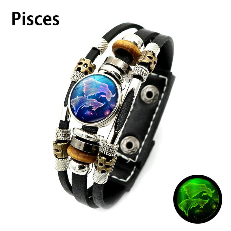 🌌 Braccialetto zodiacale fosforescente 🌌