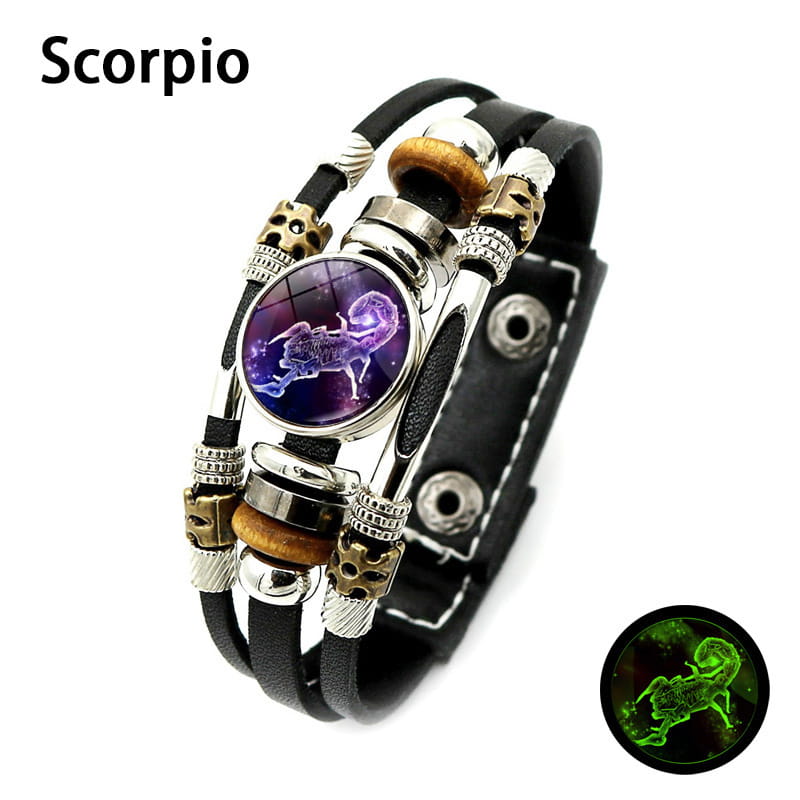 🌌 Braccialetto zodiacale fosforescente 🌌