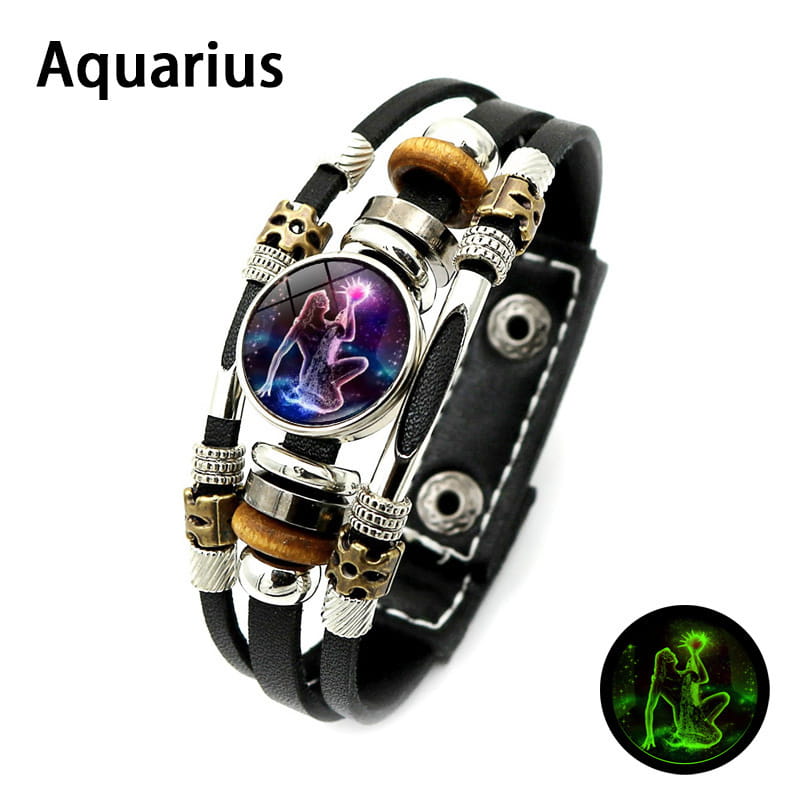 🌌 Braccialetto zodiacale fosforescente 🌌