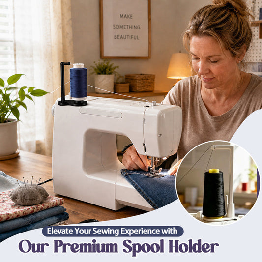 🧵Portabobina superiore della macchina da cucire – supporto verticale per bobine grandi