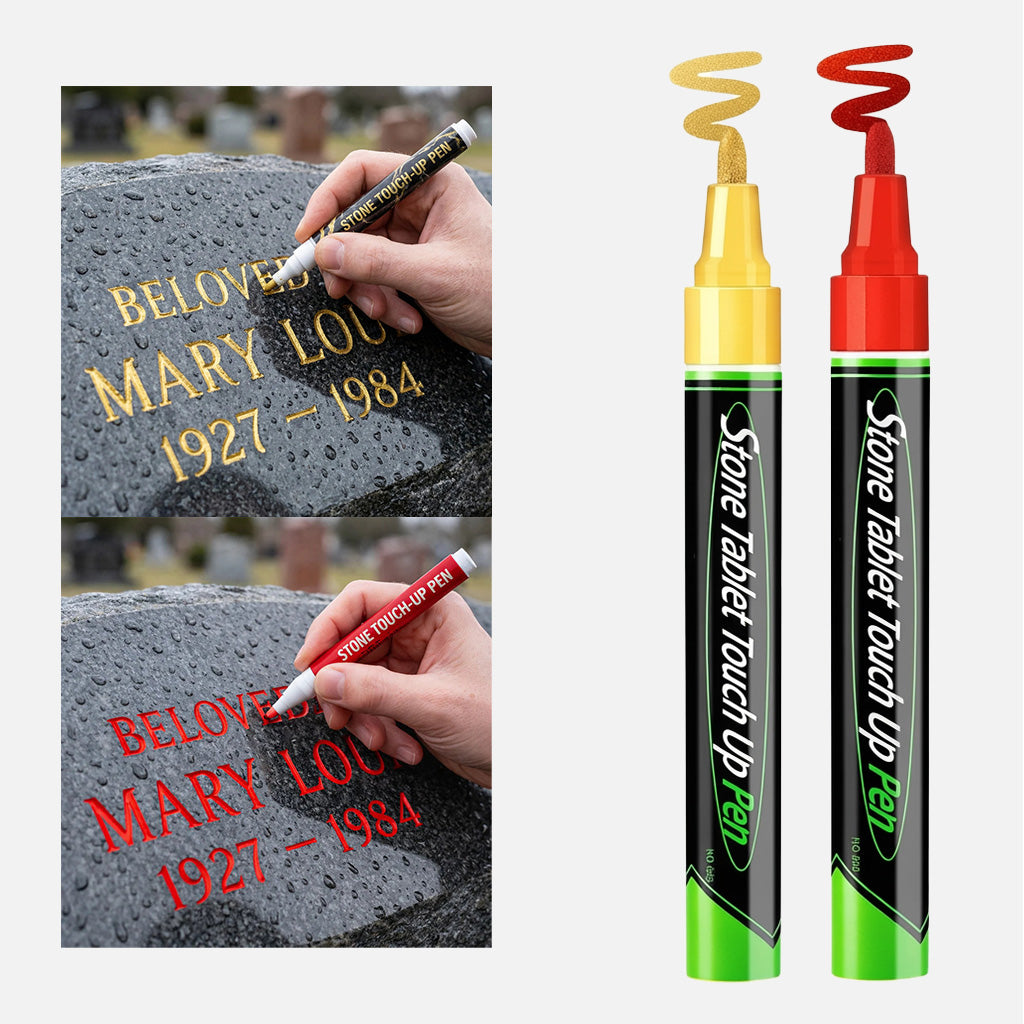 🎁Acquista 1, ricevi 1 in omaggio🐦Ferma per lapide color oro per ripristinare le iscrizioni sbiadite sulle lapidi