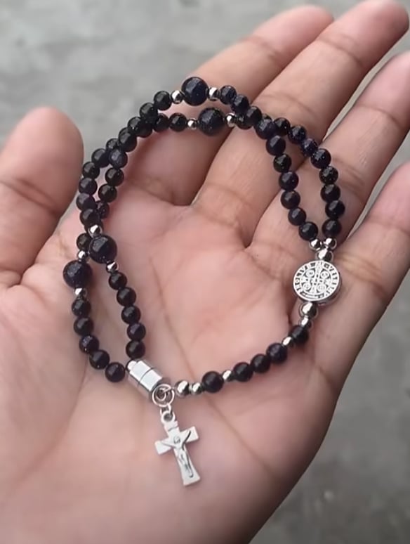 🔥Offerta a tempo limitato, valida solo per 24 ore🔥 Sconto del 49% - ✝️Braccialetti rosario fatti a mano📿