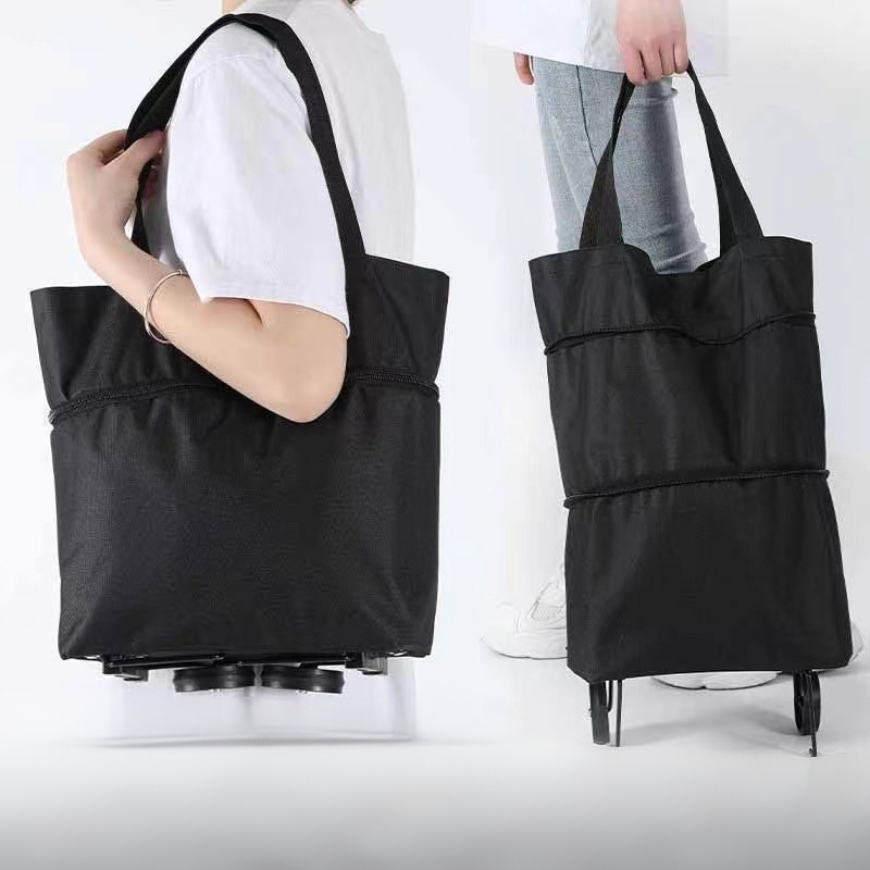Borsa della spesa pieghevole con ruote