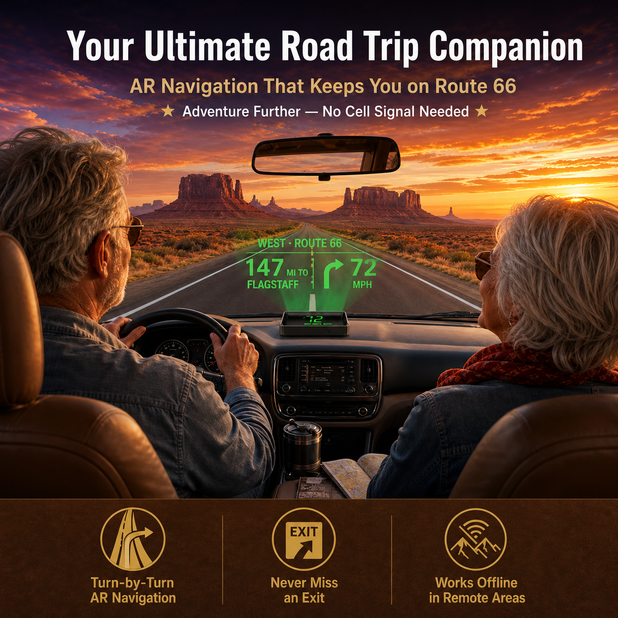Head-Up Display (HUD) – GPS per auto con tachimetro digitale