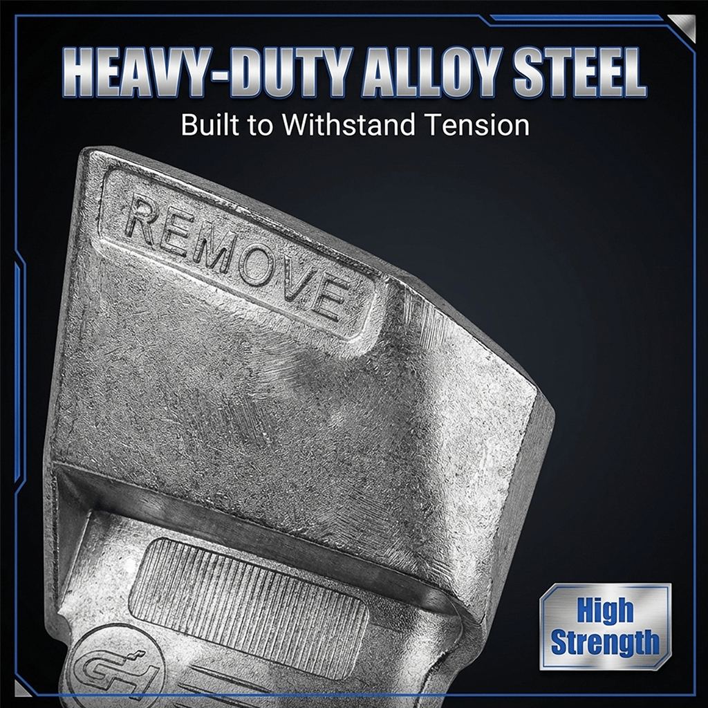 Kit di attrezzi per la rimozione di cinghie di tensionamento metalliche