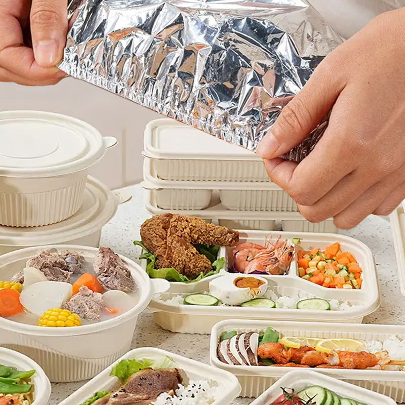 🏠🔥 Mantieni il cibo caldo e fresco con la nostra pellicola di alluminio! 🔥