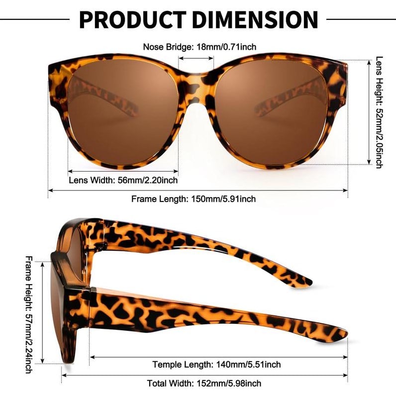 🕶 Nuovi occhiali da sole cat-eye XL con lenti polarizzate e protezione UV400