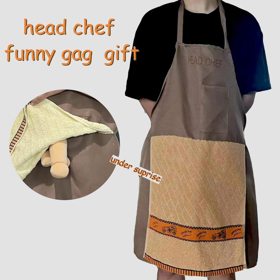 🔥 Grembiule con la scritta "Head Chef" - il regalo per il barbecue che nessuno indovinerà