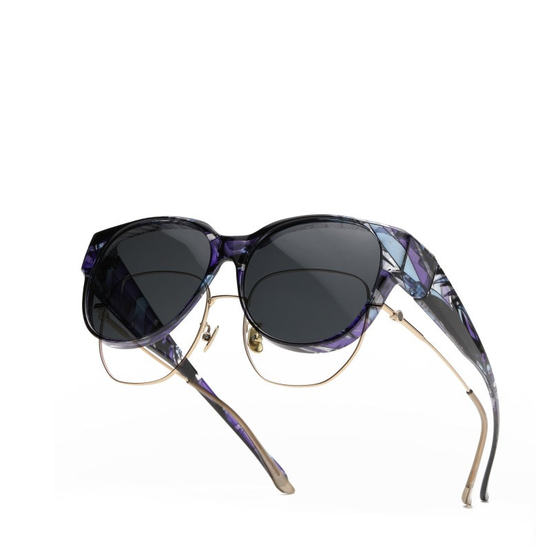 🕶 Nuovi occhiali da sole cat-eye XL con lenti polarizzate e protezione UV400