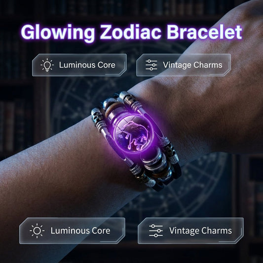 🌌 Braccialetto zodiacale fosforescente 🌌