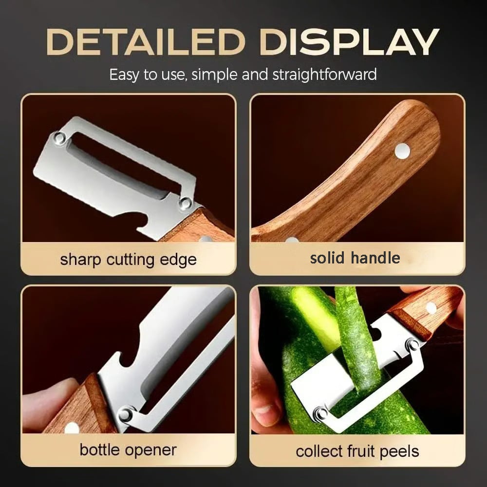 🔥Pelacipolle 3 in 1, utensile da cucina