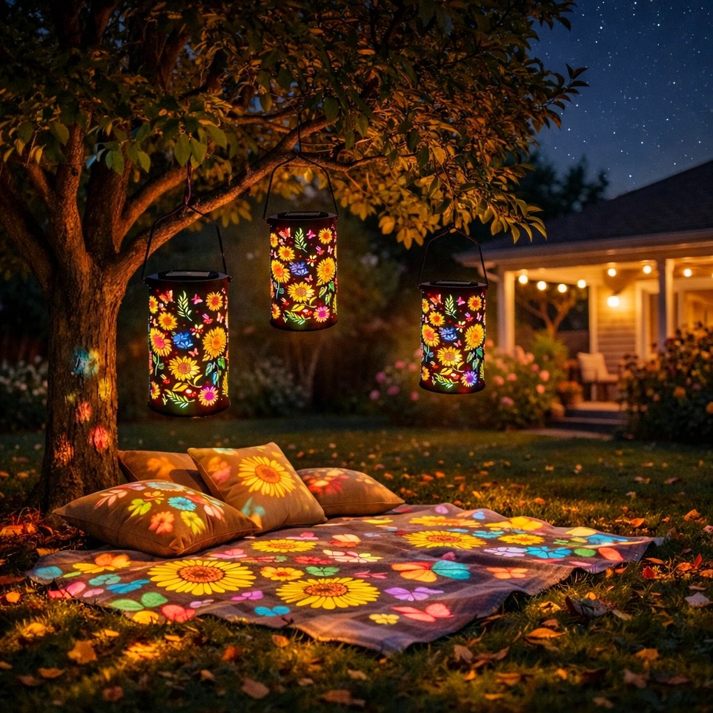 🌞 Lanterna solare da giardino colorata con effetto luminoso a girasole