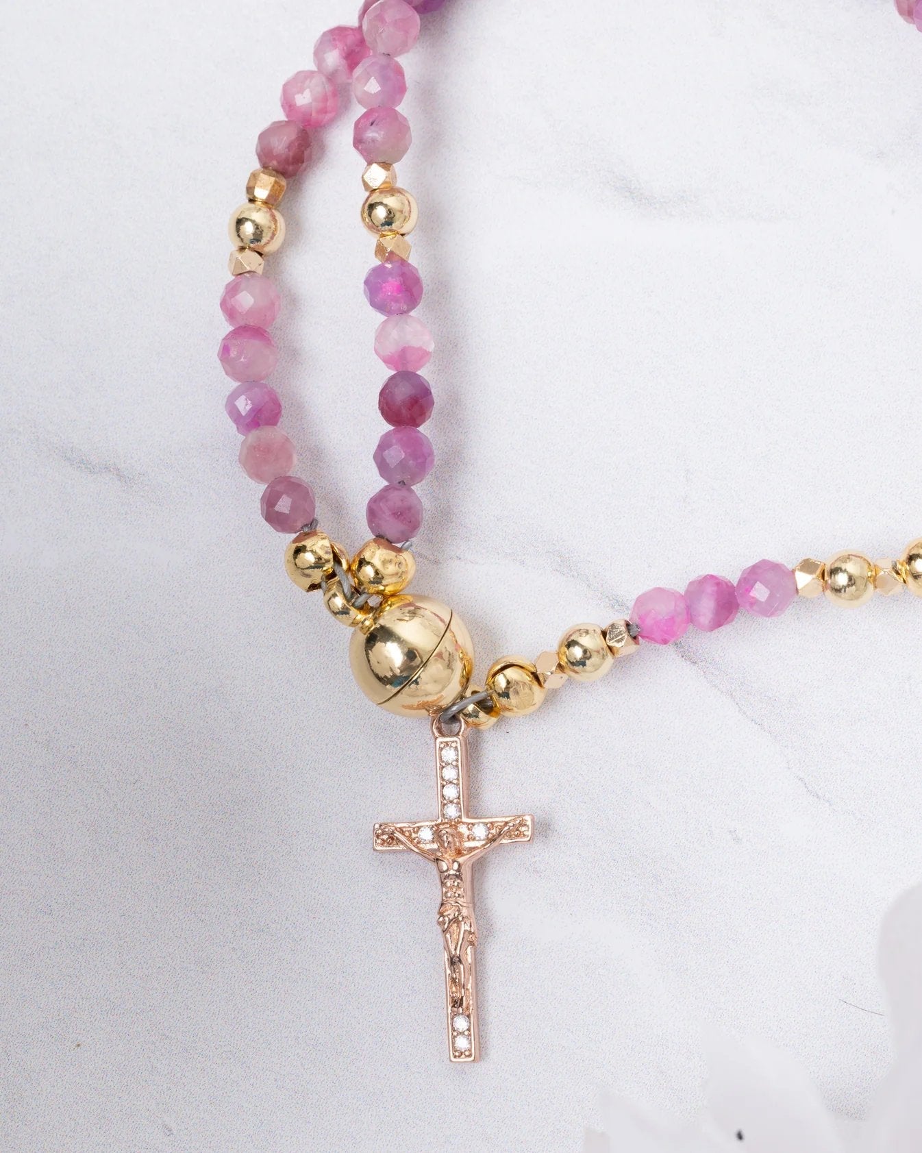 🔥Offerta a tempo limitato, valida solo per 24 ore🔥 Sconto del 49% - ✝️Braccialetti rosario fatti a mano📿