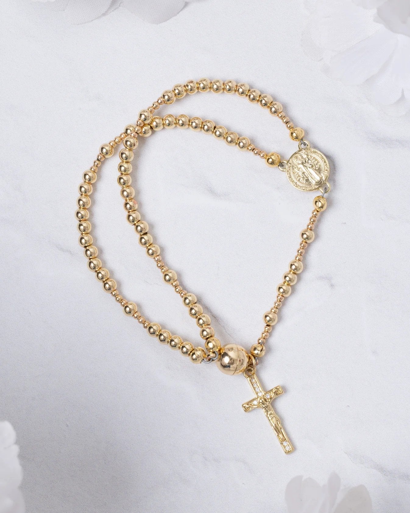 🔥Offerta a tempo limitato, valida solo per 24 ore🔥 Sconto del 49% - ✝️Braccialetti rosario fatti a mano📿