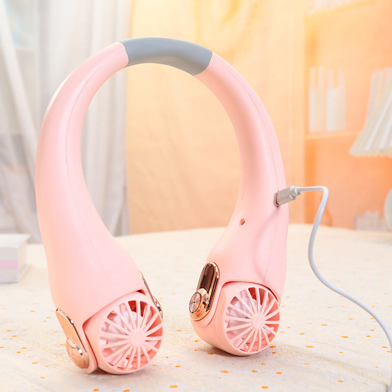 🥳Articolo più venduto del 2026🥳💨 Sconto del 50%! 🍃 Ventilatore da collo con funzione di condizionatore d'aria - Un must per l'estate!