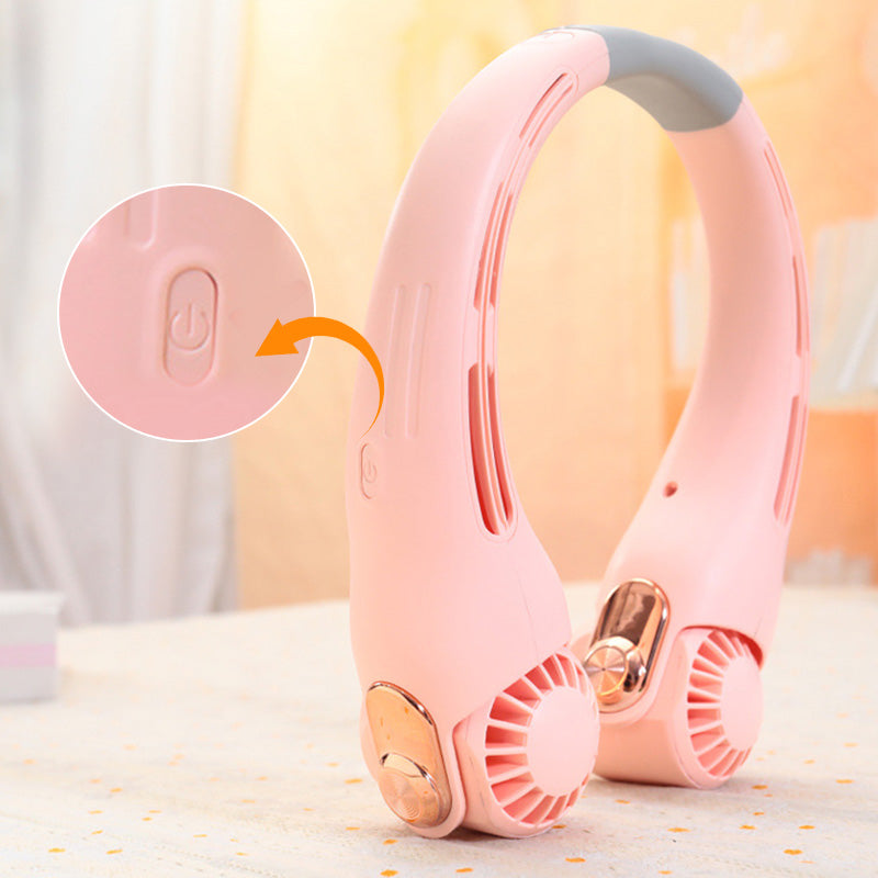 🥳Articolo più venduto del 2026🥳💨 Sconto del 50%! 🍃 Ventilatore da collo con funzione di condizionatore d'aria - Un must per l'estate!
