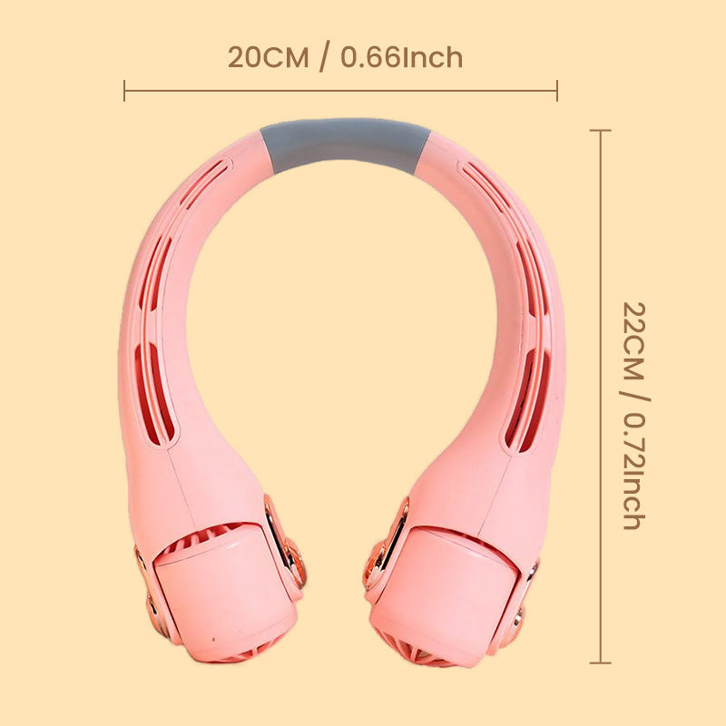 🥳Articolo più venduto del 2026🥳💨 Sconto del 50%! 🍃 Ventilatore da collo con funzione di condizionatore d'aria - Un must per l'estate!