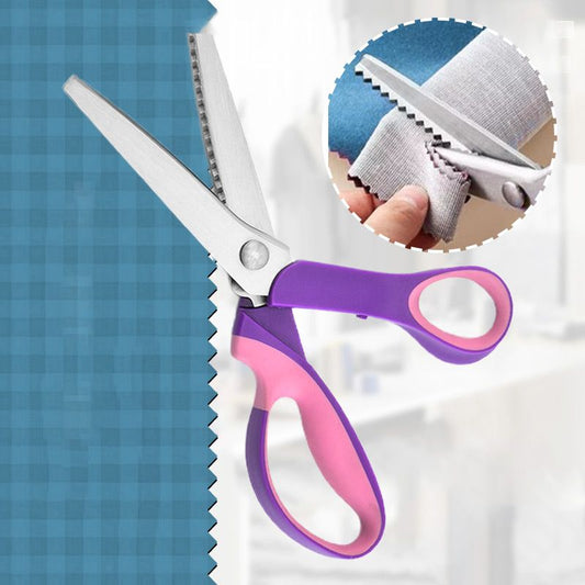 ✂️🧵Forbici triangolari seghettate multifunzionali in acciaio inossidabile