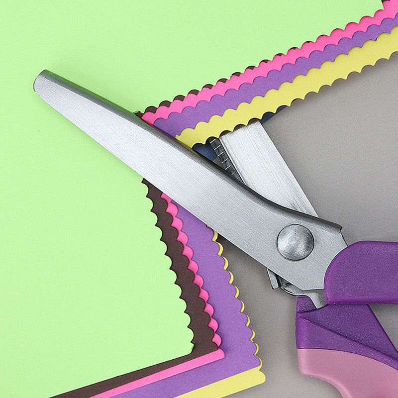 ✂️🧵Forbici triangolari seghettate multifunzionali in acciaio inossidabile