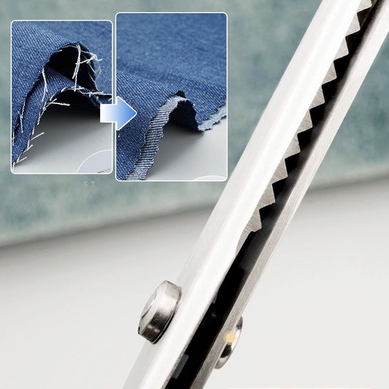 ✂️🧵Forbici triangolari seghettate multifunzionali in acciaio inossidabile