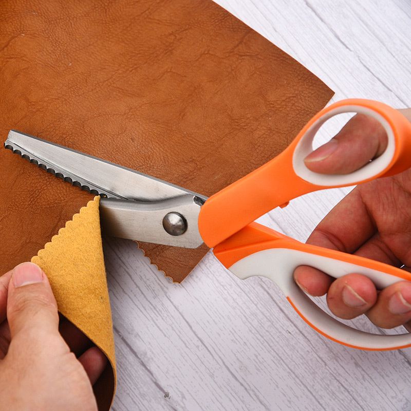 ✂️🧵Forbici triangolari seghettate multifunzionali in acciaio inossidabile