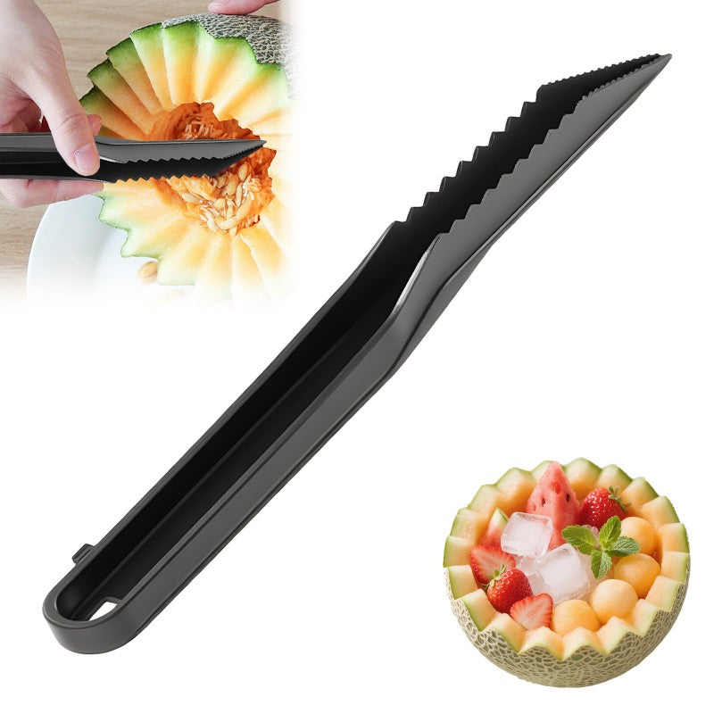 Set composto da spirale e utensile a V per decorare la frutta.