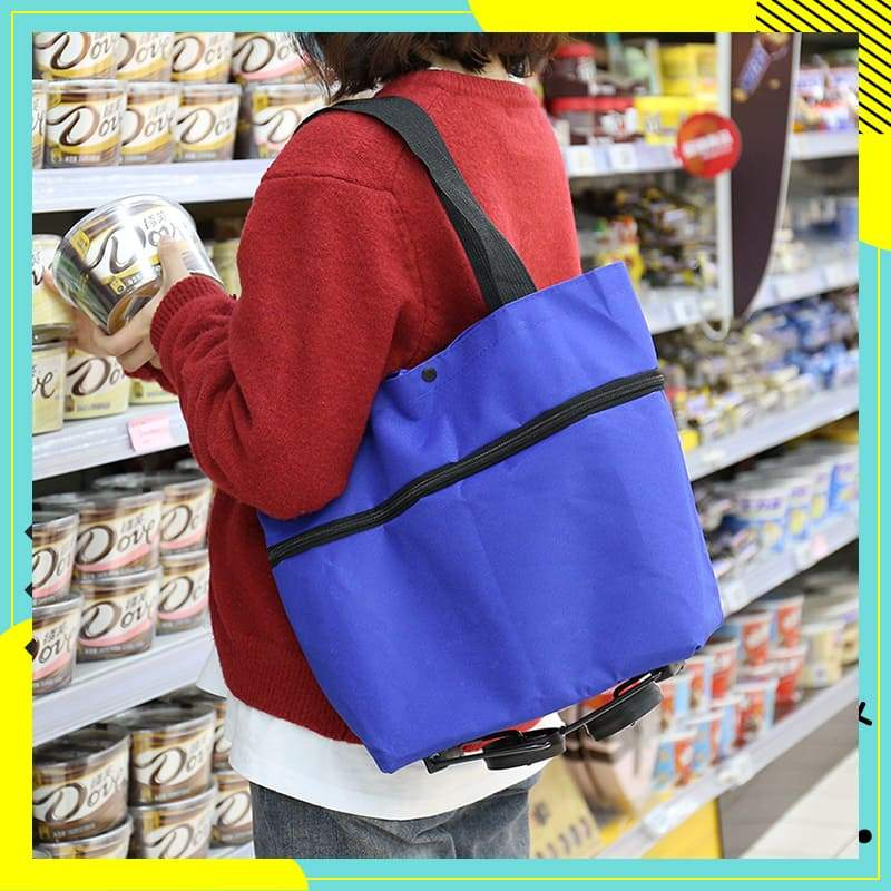 Borsa della spesa pieghevole con ruote