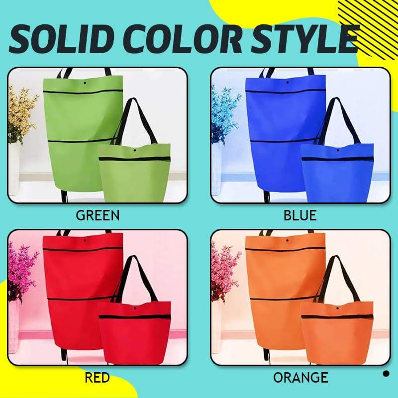 Borsa della spesa pieghevole con ruote