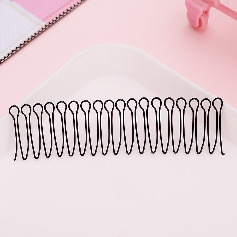 Pettine flessibile con impugnatura invisibile per capelli sciolti